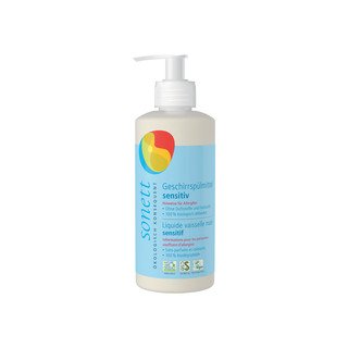 DrogerieMarkt24 - DrogerieMarkt24 SONETT Geschirrspülmittel sensitiv, Pumpspender, Nature Care Product 300 ml - DrogerieMarkt24
