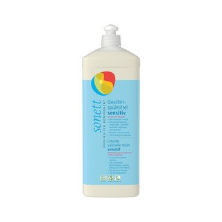 DrogerieMarkt24 - DrogerieMarkt24 SONETT Geschirrspülmittel sensitiv, Nachfüllflasche, Nature Care Product 1 l - DrogerieMarkt24