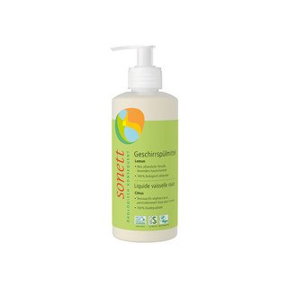 SONETT Geschirrspülmittel Lemon, Pumpspender, Nature Care Product 300 ml