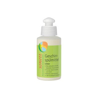 SONETT Geschirrspülmittel Lemon, Musterflasche, Nature Care Product 120 ml