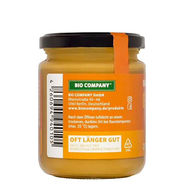 DrogerieMarkt24 - DrogerieMarkt24 BIO COMPANY Erdnussmus 250g - DrogerieMarkt24
