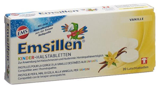 EMSILLEN Kinder-Halstabletten mit Vanille 20 Stk