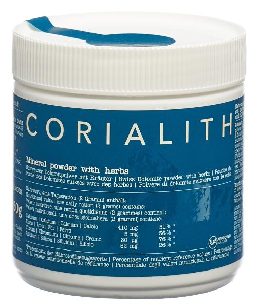 DrogerieMarkt24 - DrogerieMarkt24 CORIALITH Schweizer Dolomitpulver Kräuter Ds 250 g - DrogerieMarkt24