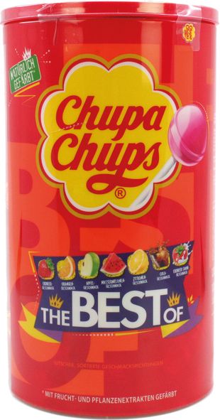 Chupa Chups Lollipop Lutscherdose 100 Stk