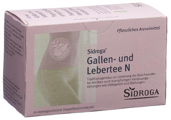 DrogerieMarkt24 - DrogerieMarkt24 SIDROGA Gallen- und Lebertee N 20 Btl 2 g - DrogerieMarkt24