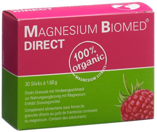 DrogerieMarkt24 - DrogerieMarkt24 MAGNESIUM BIOMED direct Granulat Sticks 30 Stück - DrogerieMarkt24