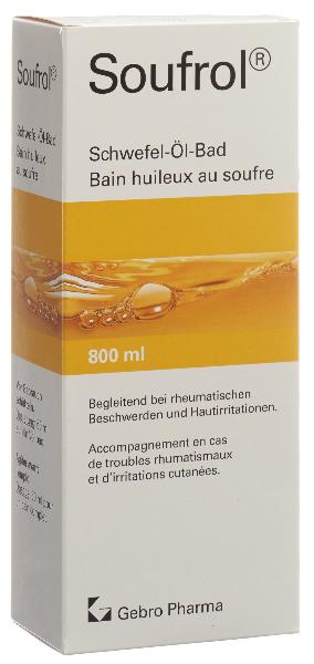 SOUFROL Schwefel-Öl-Bad Fl 800 ml