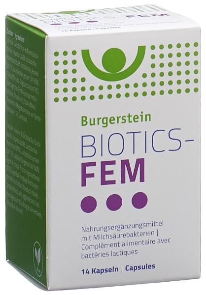 DrogerieMarkt24 - DrogerieMarkt24 BURGERSTEIN Biotics-FEM Kaps 14 Stk - DrogerieMarkt24