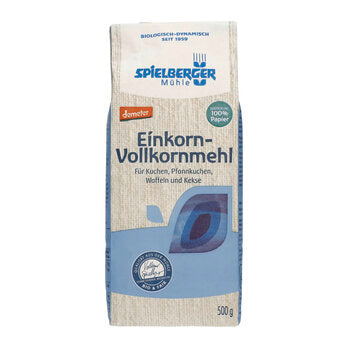 Spielberger Einkorn Vollkornmehl demeter, 500g