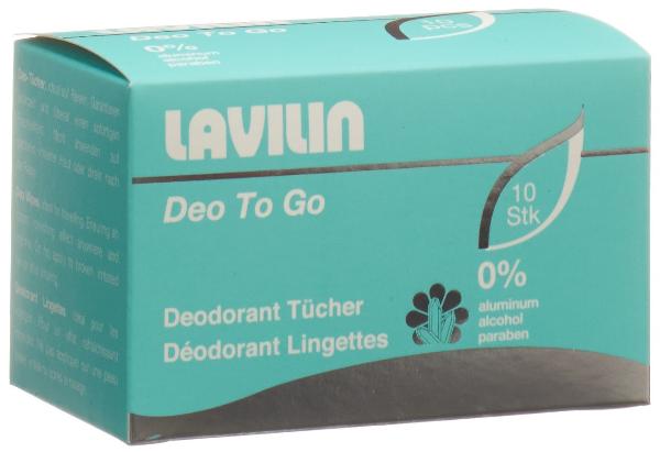 LAVILIN Deodorant TÃ¼cher Box 10 Stk
