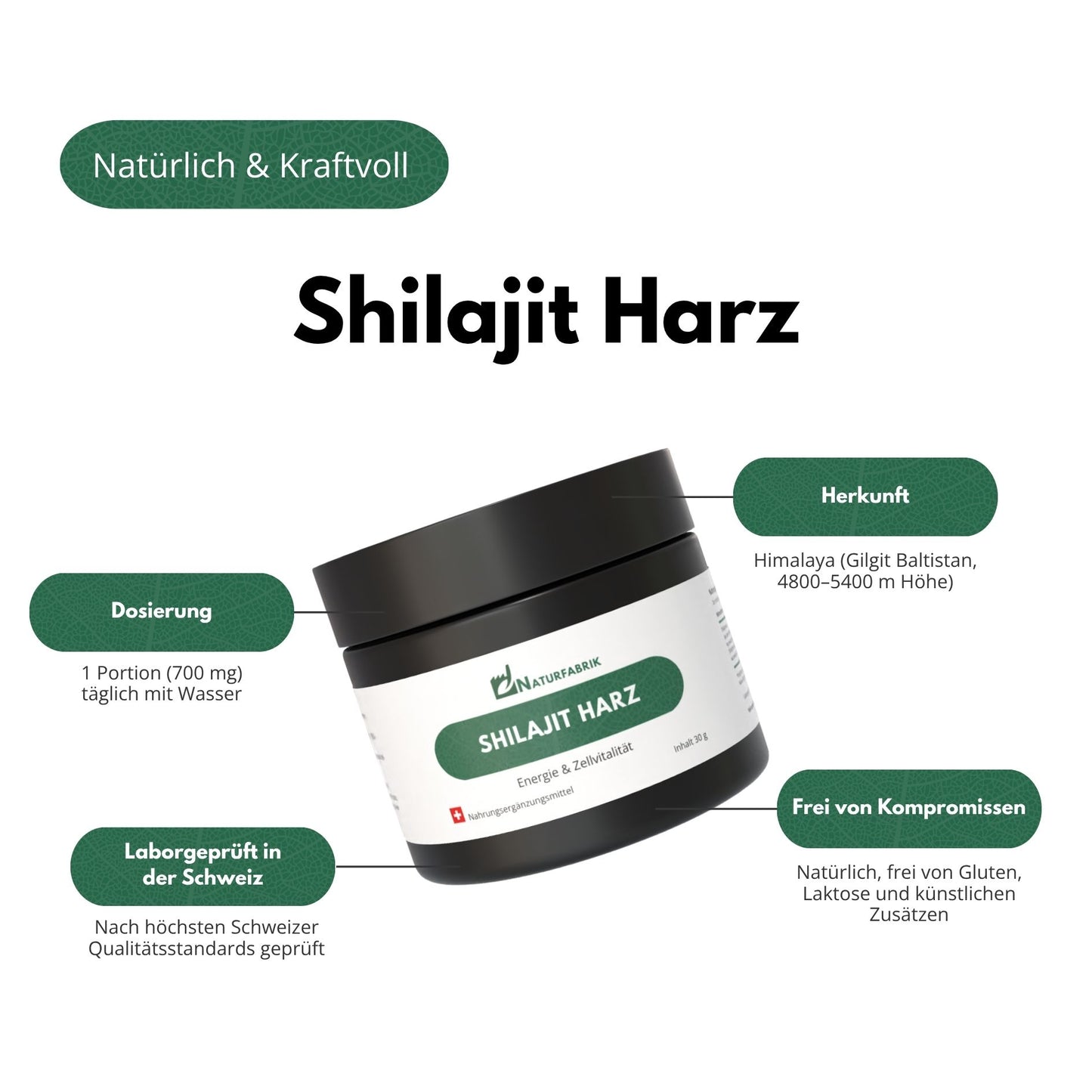 NATURFABRIK Shilajit Harz 30 g
