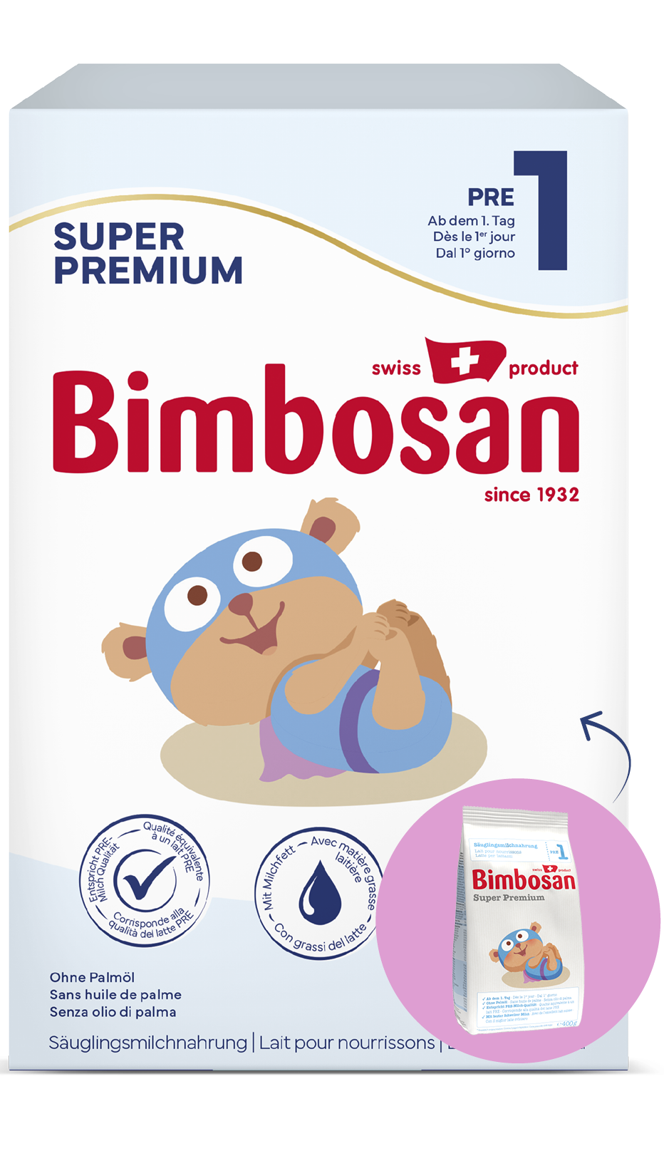 BIMBOSAN Super Premium 1 Säuglingsmilch 400 g