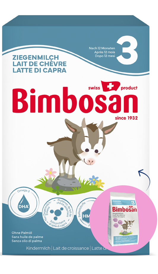 Bimbosan Ziegenmilch 3 Kindermilch in der 400-g-Dose