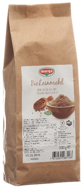 MORGA Leinmehl Bio glutenfrei Btl 300 g