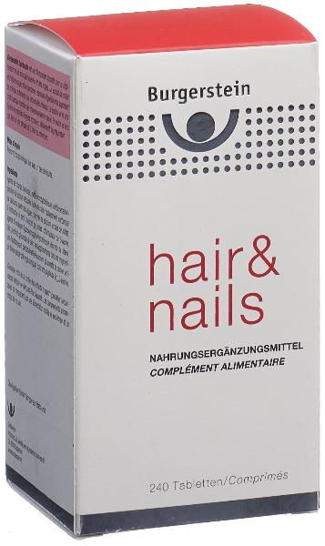 DrogerieMarkt24 - DrogerieMarkt24 BURGERSTEIN Hair & Nails Tabl 240 Stück - DrogerieMarkt24