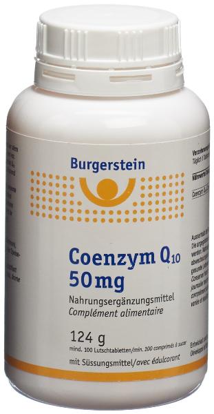 DrogerieMarkt24 - DrogerieMarkt24 BURGERSTEIN Coenzym Q10 Lutschtabletten 50 mg (100 Stk.) - DrogerieMarkt24