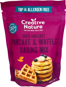 Creative Nature Pancake- und Waffel-Mix – allergenfrei 266g