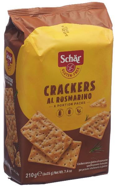 DrogerieMarkt24 - DrogerieMarkt24 SCHÄR Crackers al rosmarino glutenfrei 210 g - DrogerieMarkt24