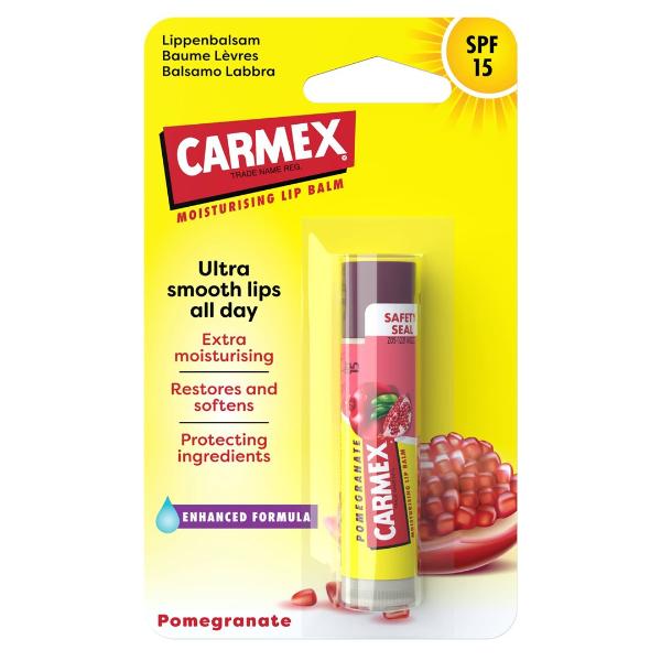 DrogerieMarkt24 - DrogerieMarkt24 CARMEX Lippenbalsam Prem Pomegr SPF15 Stick 4.25 g - DrogerieMarkt24