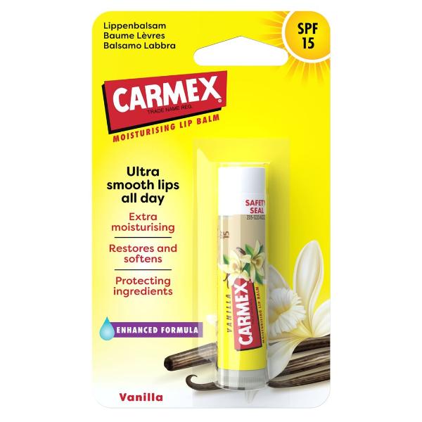 DrogerieMarkt24 - DrogerieMarkt24 CARMEX Lippenbalsam Prem Vanil SPF15 Stick 4.25 g - DrogerieMarkt24