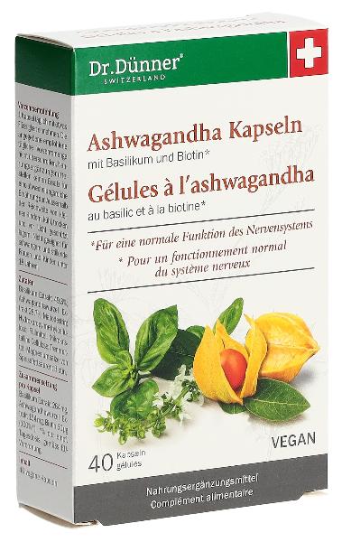 DrogerieMarkt24 - DrogerieMarkt24 DR. DÜNNER Ashwagandha Energie + Nerven Kapseln (40 Stk.) - DrogerieMarkt24