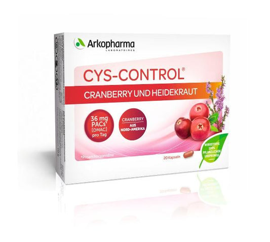 CYS-CONTROL Kaps Cranberry und Heidekraut 20 Stk
