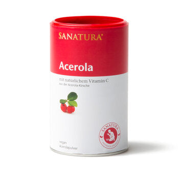 Sanatura Acerola Pulver mit Vitamin C, 175g
