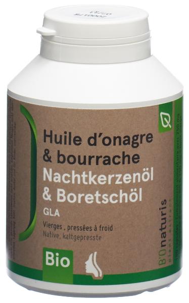 BIONATURIS Nachtke+Borret Kaps 500 mg Bio 180 Stk