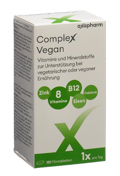 DrogerieMarkt24 - DrogerieMarkt24 AXAPHARM COMPLEX Vegan Filmtabletten Dose 120 Stück - DrogerieMarkt24