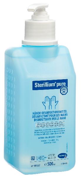 STERILLIUM pure mit Pumpe 500 ml