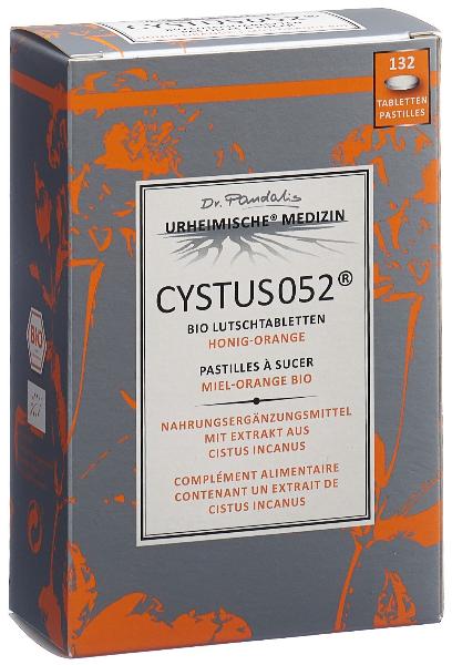 CYSTUS 052 Bio Lutschtabl Honig-Orange 132 Stk