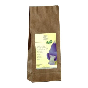 NaturKraftWerke Schwarze Sesamsamen, CH Bio Beutel 100 g