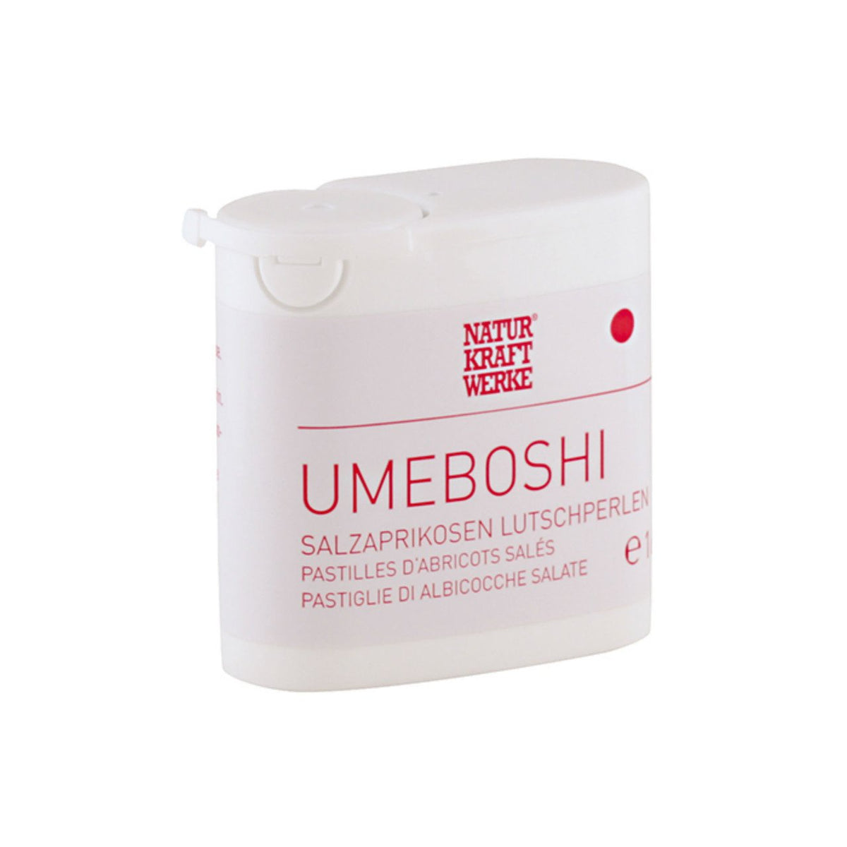 NaturKraftWerke Umeboshi Salzaprikosen Lutschperlen, Konventionell Pack 16 g