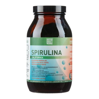NaturKraftWerke Spirulina California Pulver, Konventionell Glas 250 g