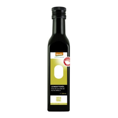 NaturKraftWerke Leindotteröl nativ, Demeter Flasche 250 ml/Glas Einweg