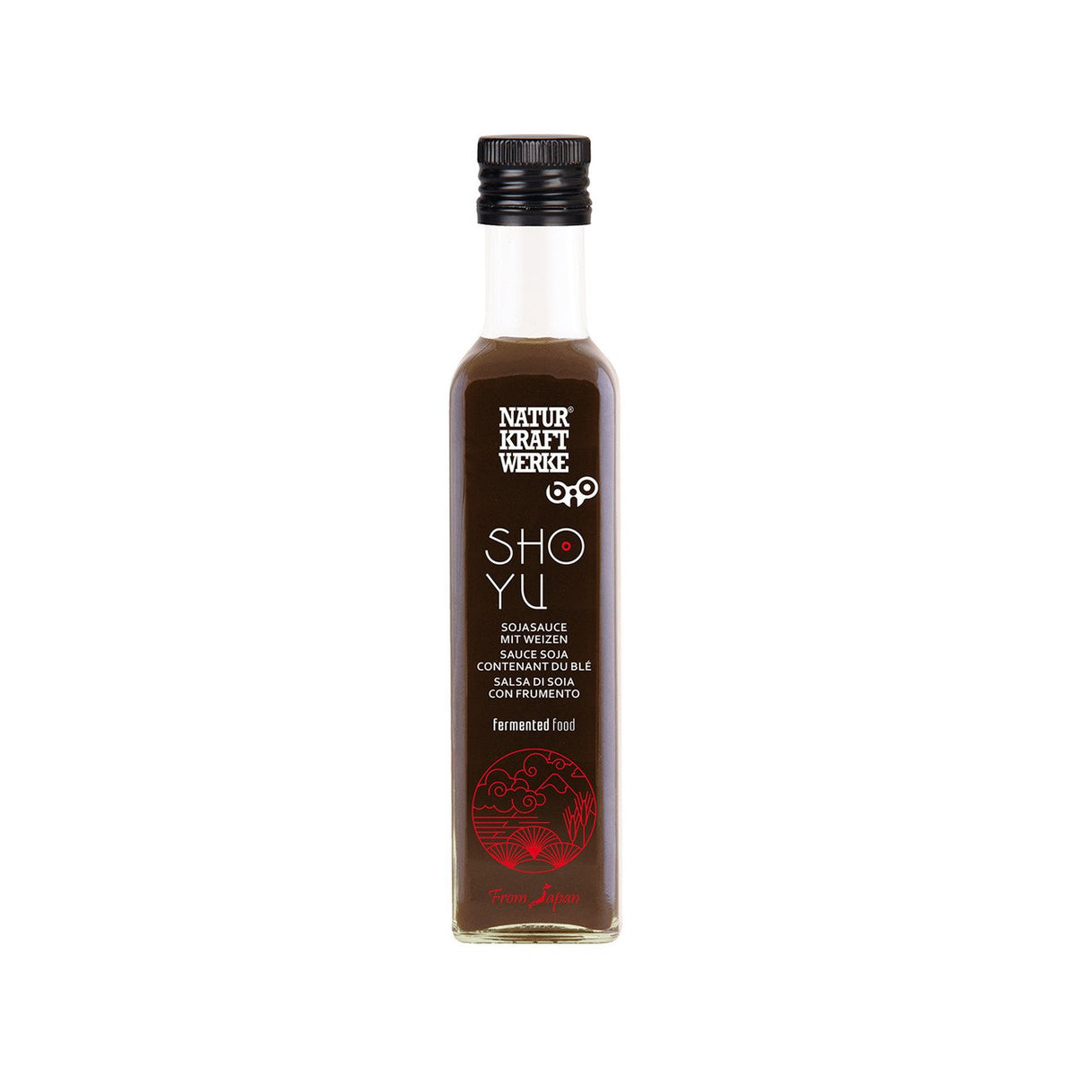 NaturKraftWerke Shoyu, Sojasauce, CH Bio Flasche 250 ml/Glas Einweg