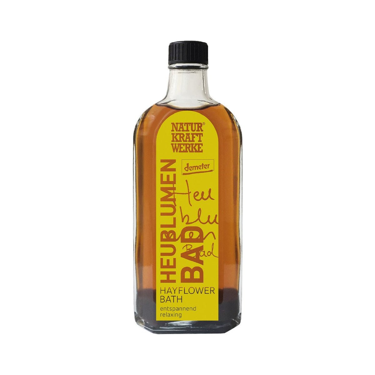 NaturKraftWerke Heublumen Bad, Demeter Flasche 250 ml/Glas Einweg
