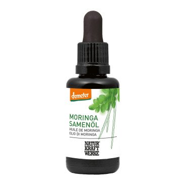 NaturKraftWerke Moringasamenöl nativ, Demeter Flasche 30 ml/Glas Einweg