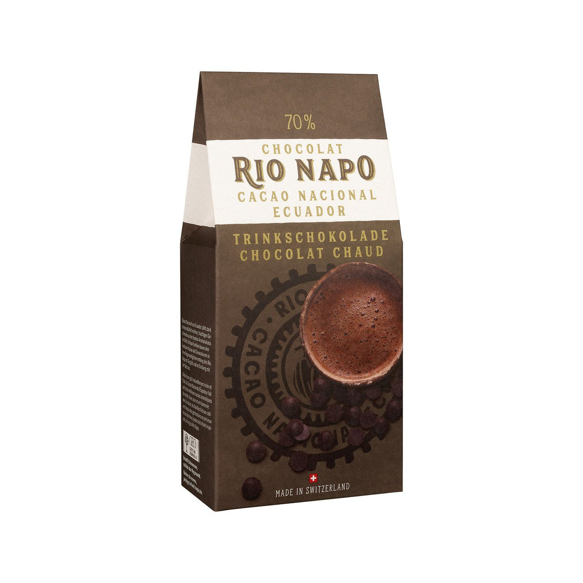 Kaffa Trinkschokolade Rio Napo Grand Cru 70%, EU Bio Pack 300 g