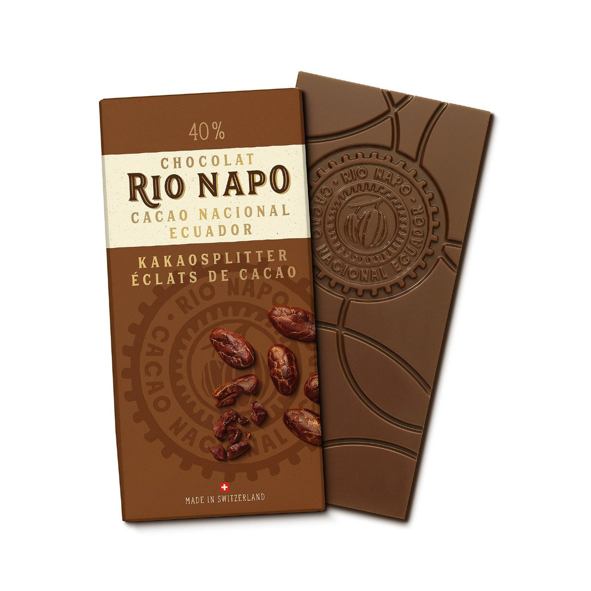 Kaffa Waldschokolade Rio Napo Cru Milch 40%, EU Bio Tafel 70 g