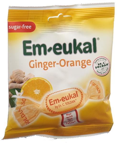 SOLDAN EM-EUKAL Ginger-Orange zuckerfrei Btl 50 g