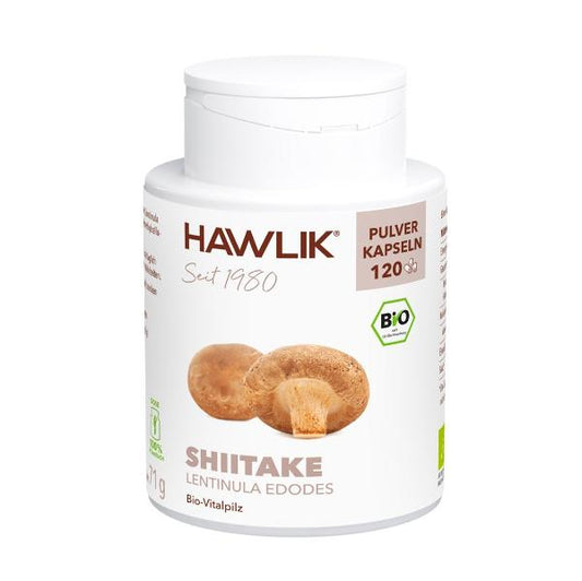 HAWLIK Shiitake Pulverkapseln 120 Stk