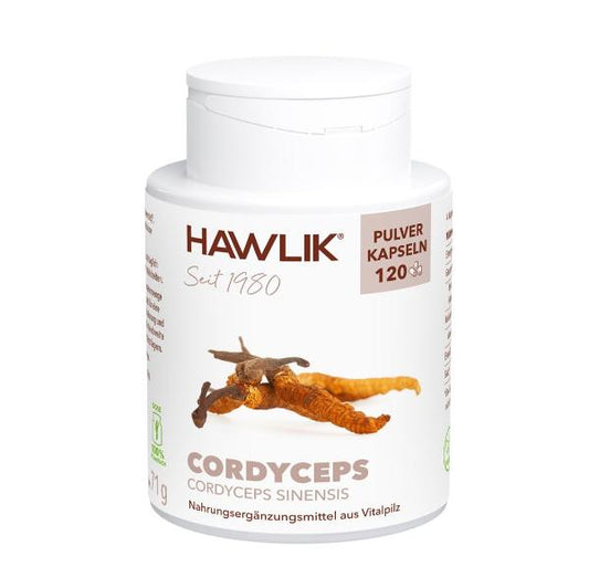 HAWLIK Cordyceps Pulverkapseln 120 Stk