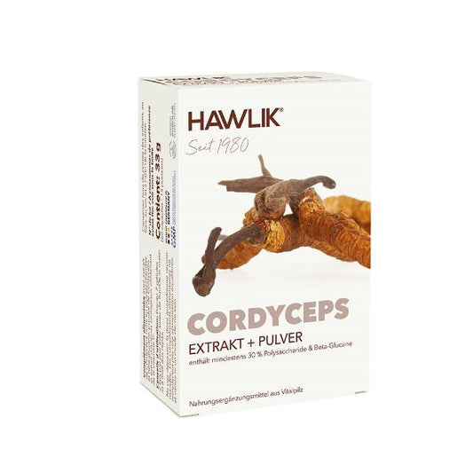 DrogerieMarkt24 - DrogerieMarkt24 HAWLIK Cordyceps Extrakt + Pulver Kaps 60 Stk - DrogerieMarkt24