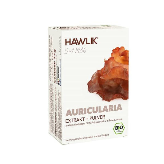 HAWLIK Auricularia Extrakt + Pulver Kaps 60 Stk