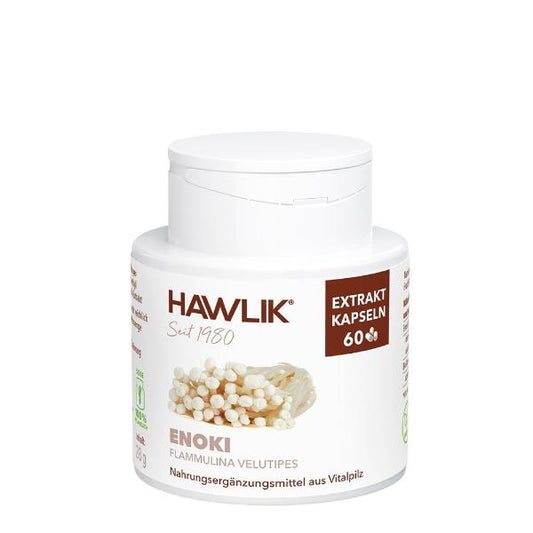 HAWLIK Enoki Extrakt Kaps 60 Stk