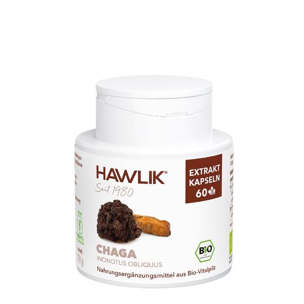 HAWLIK Chaga Extrakt Kaps 60 Stk