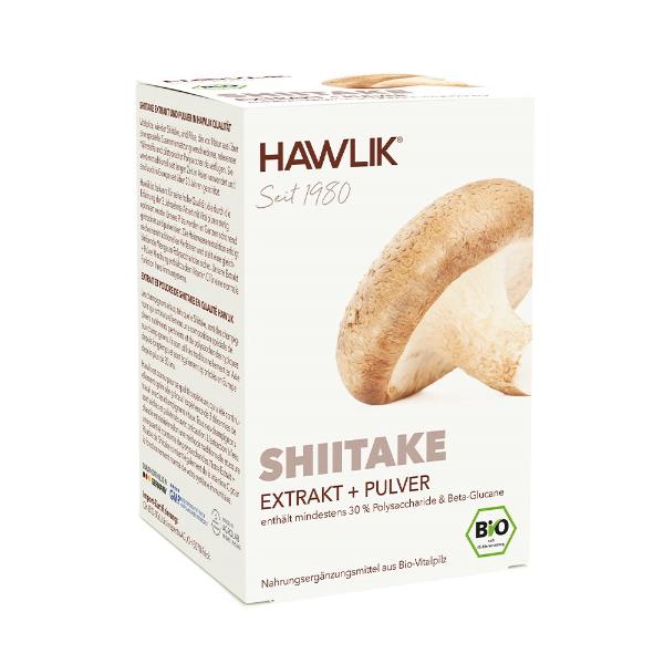 DrogerieMarkt24 - DrogerieMarkt24 HAWLIK Shiitake Extrakt + Pulver Kaps 120 Stk - DrogerieMarkt24