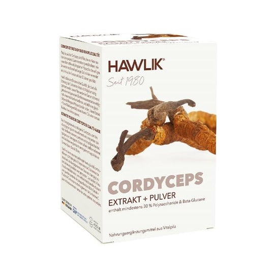 DrogerieMarkt24 - DrogerieMarkt24 HAWLIK Cordyceps Extrakt + Pulver Kaps 120 Stk - DrogerieMarkt24