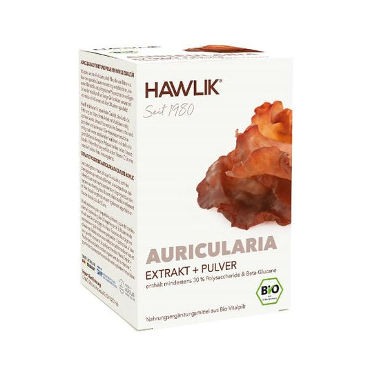 HAWLIK Auricularia Extrakt + Pulver Kaps 120 Stk